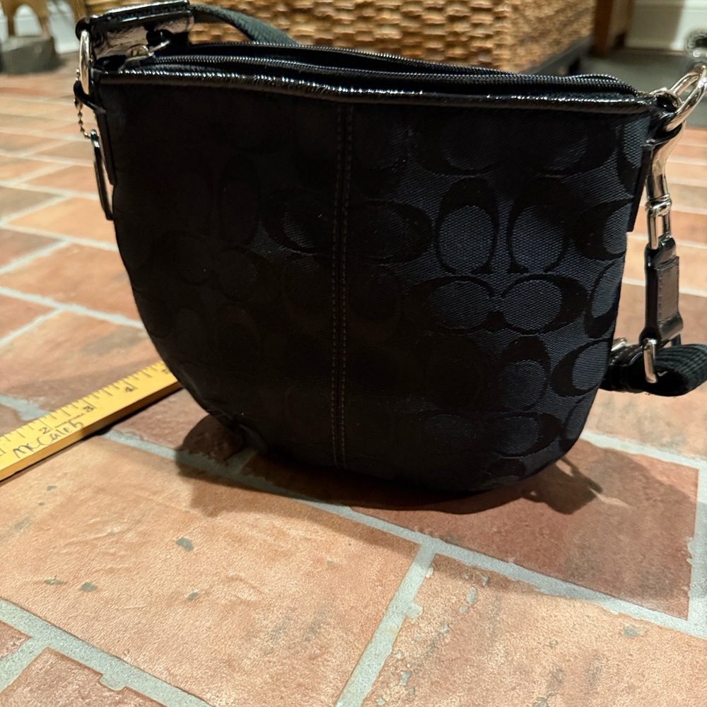 Coach Black Signature Crossbody Bag - Picture 8 of 9